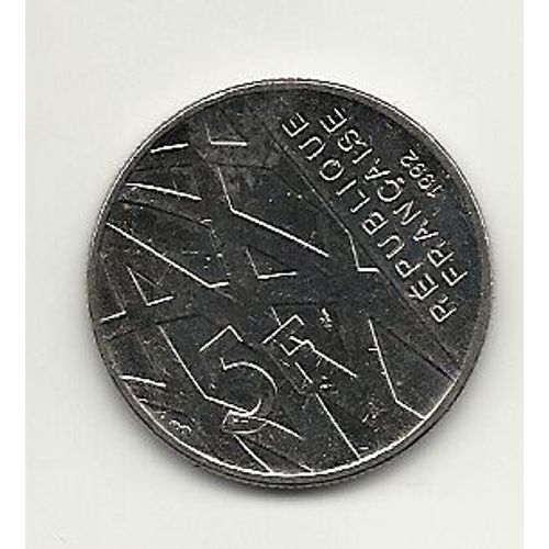 5 Francs Mendès France 1992