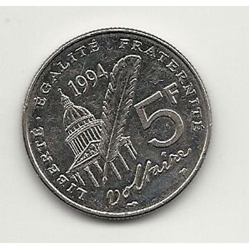 5 Francs Voltaire 1994