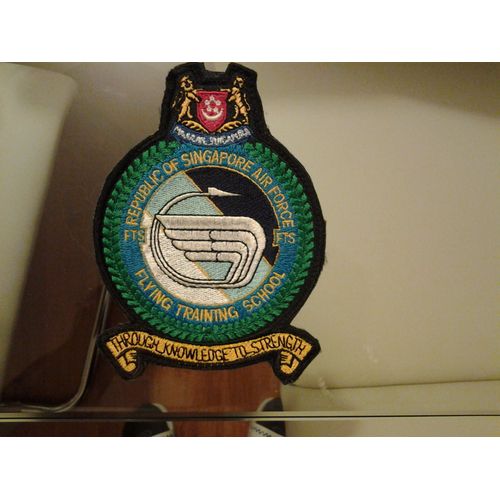 Patch De La Flying Training School De La Repupublic Of Singapore Air Force