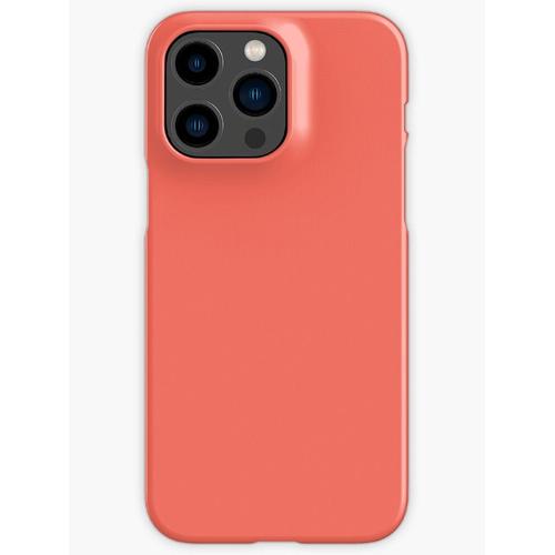 Coque Iphone Samsung Pantone Couleur De L'année 2019 Corail Vivant Solide Ordinaire Compatibilité Pour Étui 18 17 16 15 14 13 12 Plus Pro Max Galaxy S25 S24 S23 S22 Ultra Note 20