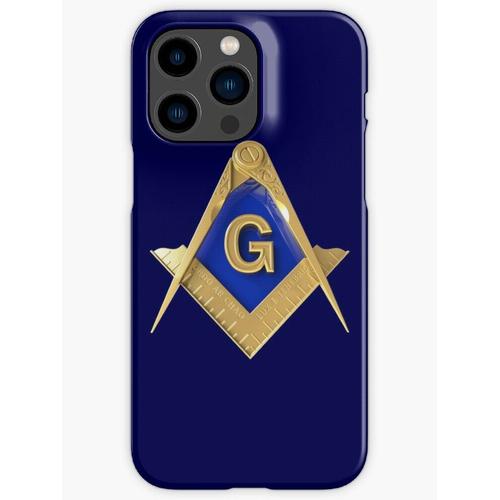 Coque Iphone Samsung Freemason Gold Square Compass Blue Masonic Compatibilité Pour Étui 18 17 16 15 14 13 12 Plus Pro Max Galaxy S25 S24 S23 S22 Ultra Note 20