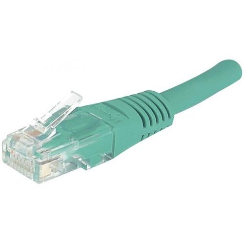 CORDON PATCH RJ45 UTP CAT5e Vert - 2 M