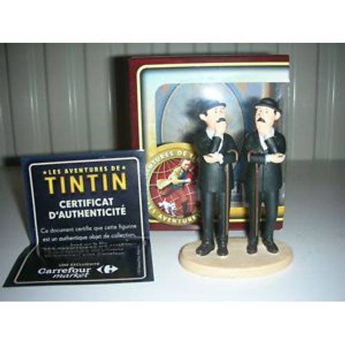 Figurines Dupond Et Dupont - Collection Carrefour Market "Les Aventures De Tintin"