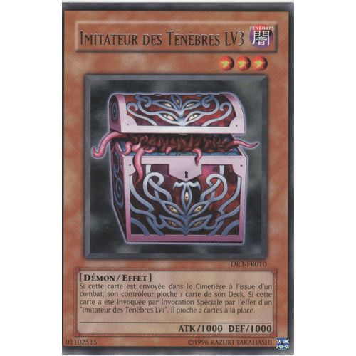 Carte Yu-Gi-Oh! "Imitateur Des Ténèbres Lv3" Rare Dr3-Fr010