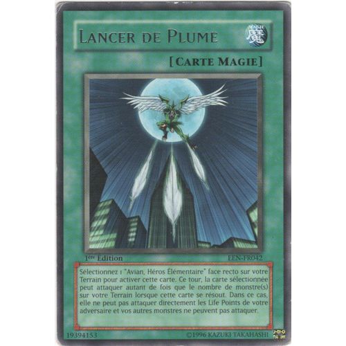Carte Yu-Gi-Oh! "Lancer De Plume" Rare Een-Fr042