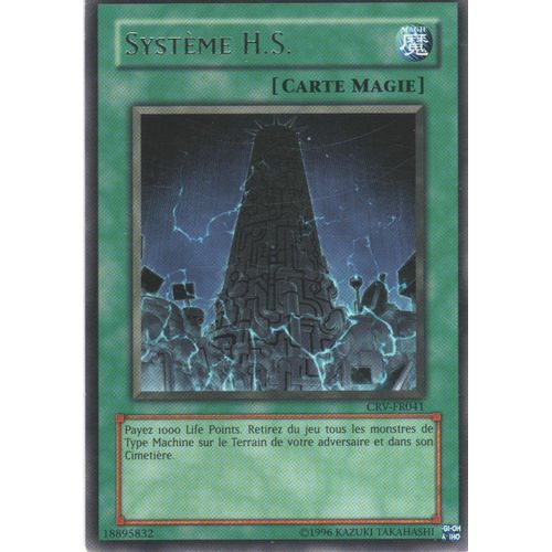 Carte Yu-Gi-Oh! "Système H.S." Rare Crv-Fr041