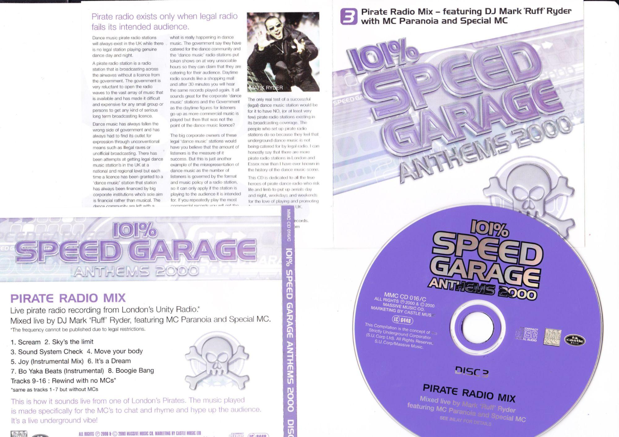 101 Speed Garage Anthems 2000 Mini Disque Video Disque Cassette Rakuten