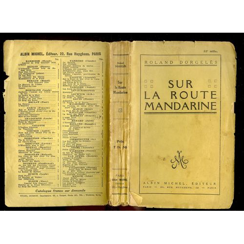 Sur La Route Mandarine - 32ème Mille/1925