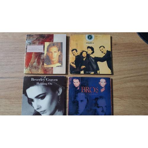 Lot De 4 Mini Cd 8cm - Bros - Beverley Craven - Michael Bolton - Midi V