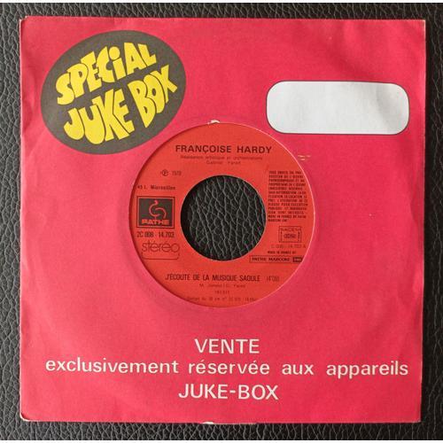 Françoise Hardy - J'écoute De La Musique Saoule (4'08) + Occupé (3'03) - Special Juke Box Sp/45rpm/7" - Boutique Axonalix