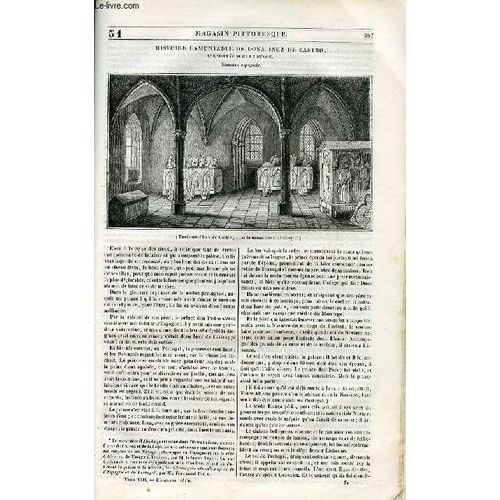 Le Magasin Pittoresque - Livraison N°051 - Histoire Lamentable De Dona Inez De Castro Surnommée Port De Héron (Romance Espagnole).
