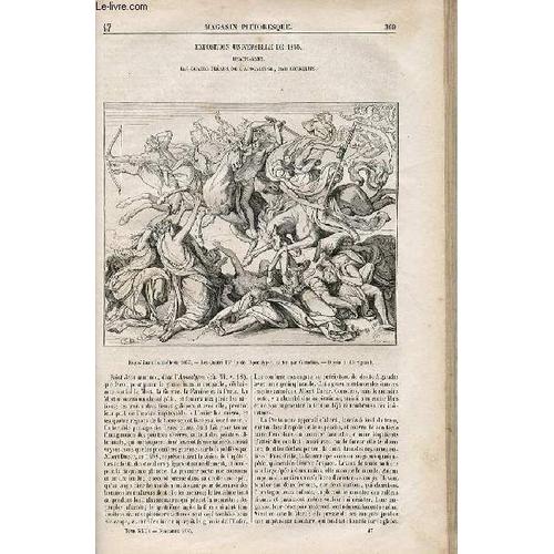 Le Magasin Pittoresque - Livraison N°047 - Exposition Universelle De 1855 - Beaux-Arts - Les Quatre Fléaux De L'apocalypse Par Cornélius.