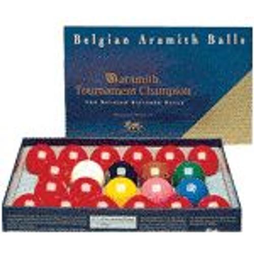 Jeu de Billes de Billard  Snooker Aramith Tournament Champion 52.4 mm