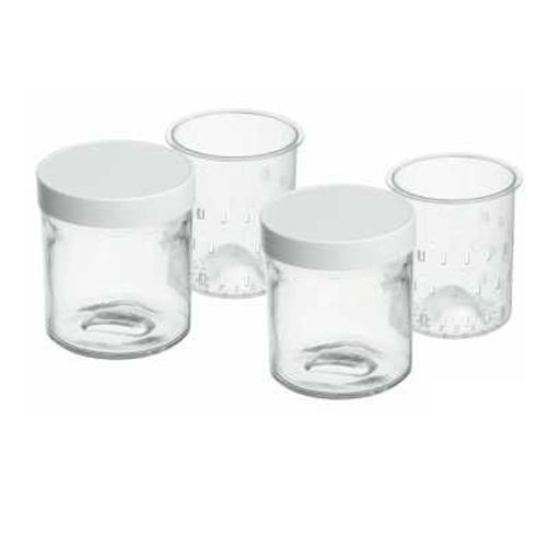 Cuisinart - Lot De 2 Pots Faisselle Pour Yaourtiere Réf. Pots Ym402e