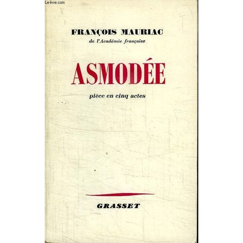 Asmodee. Piece En Cinq Actes.