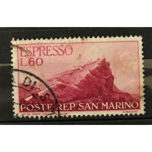 Timbre Oblitéré Saint-Marin 1950