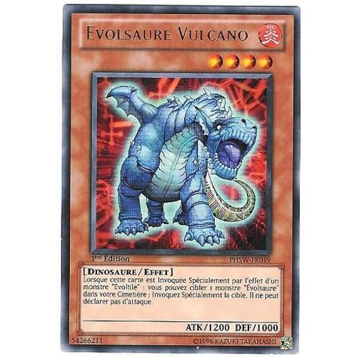 Yu-Gi-Oh ! Evolsaure Vulcano Phsw-Fr019 Rare 1ère Ed