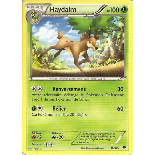 Haydaim (16/98) - Pokemon Noir Et Blanc Pouvoirs Emergents