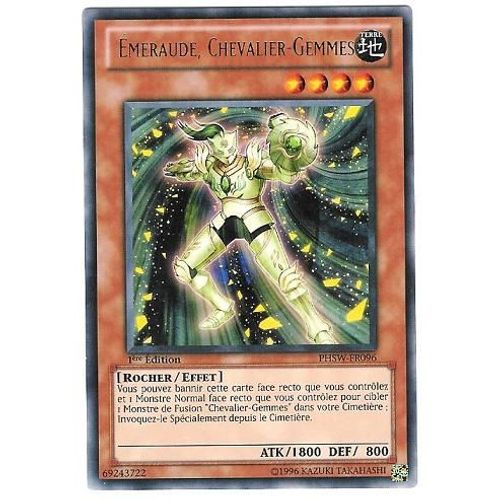 Yu-Gi-Oh ! Emeraude, Chevalier-Gemmes Phsw-Fr096 Rare 1ère Ed
