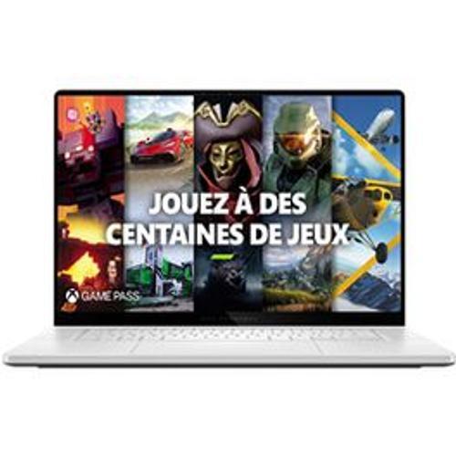 PC portable Asus ROG ZEPHYRUS-G16-GU605MI 16" OLED QHD+ 240hz 0.2ms Intel Core Ultra 9 185H RAM 32 Go LPDDR5X 1 To SSD GeForce RTX 4070 Blanc