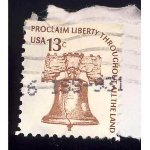 Timbre U S A, Proclaim Liberty Throughoutall The Land, U S A 13 Cents, Oblitéré