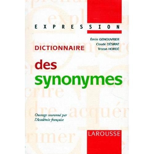 Dictionnaire Des Synonymes