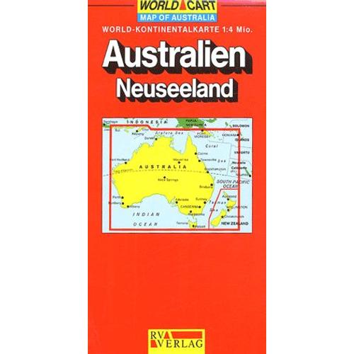 Australie Nouvelle-Zélande - 1/4 000 000
