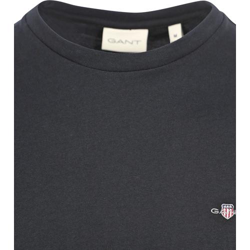 Gant T-Shirt Shield Logo Noir Taille L