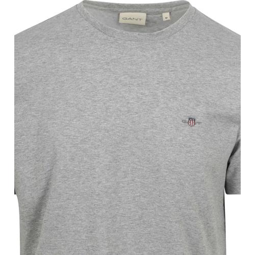 Gant T-Shirt Shield Logo Gris Taille 3xl