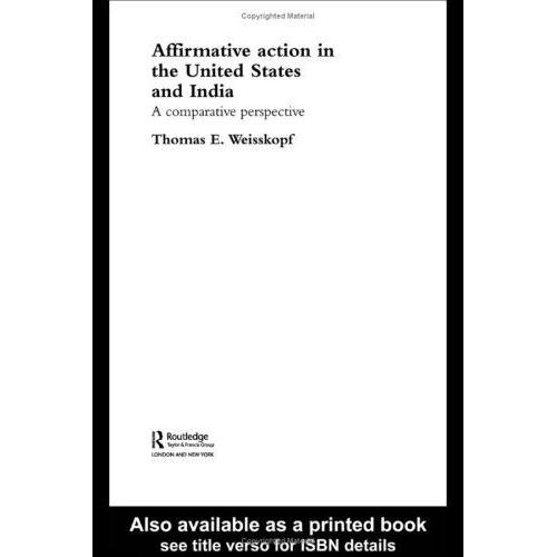 Affirmative Action In The United States And India: A Comparative Perspective
