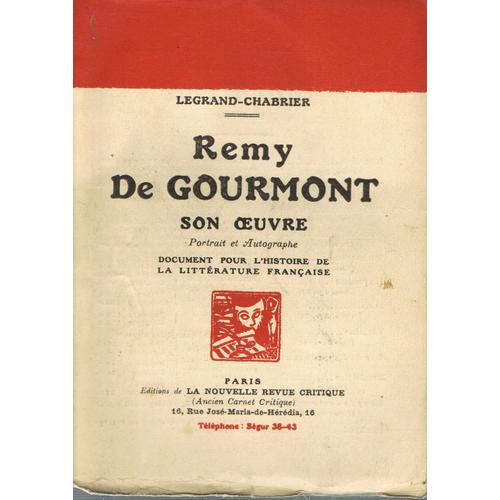 Remy De Gourmont - Son Oeuvre