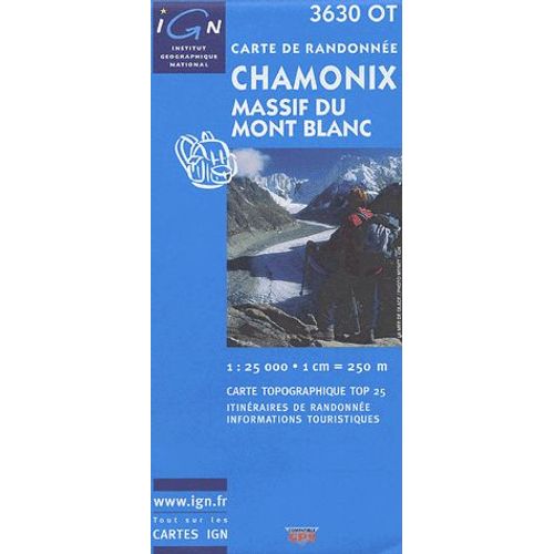 Chamonix Massif Du Mont Blanc - 1/25 000