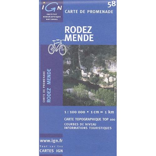 Rodez Mende - 1/100 000