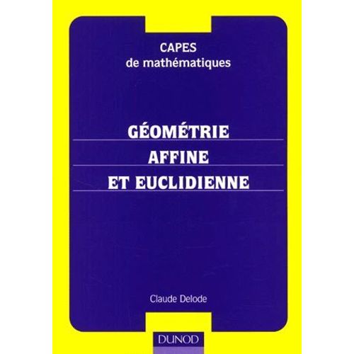 Géométrie Affine Et Euclidienne