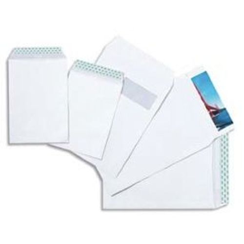 Boîte De 500 Pochettes Auto-Adhésives Velin Blanc 90g Format 176x250 B5 Gpv