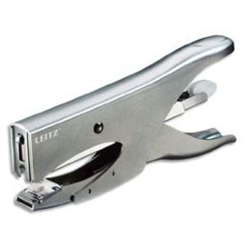 Leitz - Pince Agrafeuse Grand Modèle 5549 - Chromé Mat Métal - 40 Feuilles