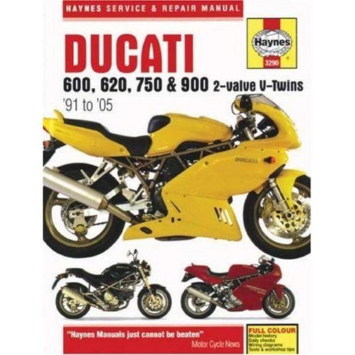 Ducati 600, 620, 750 & 900 2-Valve Service And Repair Manual: 1991 To 2005