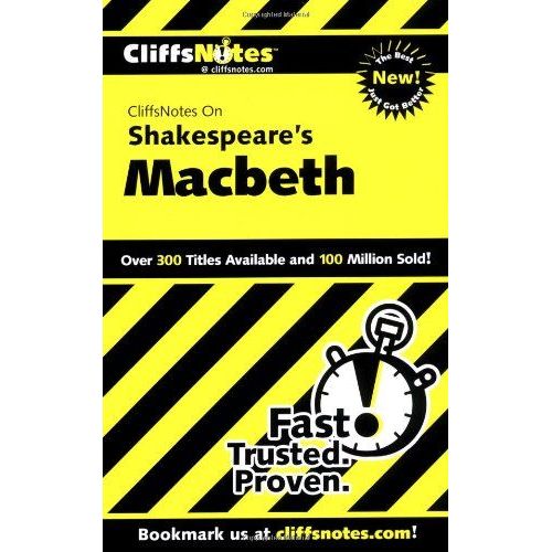 Shakespeare's Macbeth Cliffs Notes
