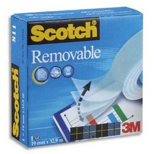 Scotch - Ruban Adhésif Invisible Magic 810 - 19 Mm X 33 M - Boîte Individuellle