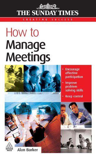 How To Manage Meetings