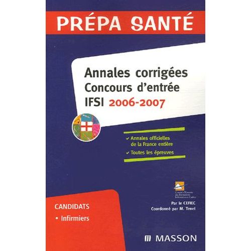 Annales Corrigées Concours D'entrée Ifsi