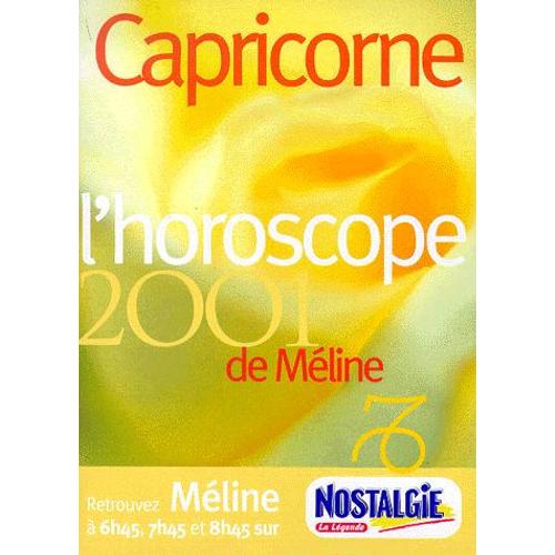 Capricorne - L'horoscope 2001