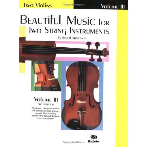 Beautiful Music For Two String Instruments, Bk 3: 2 Violins