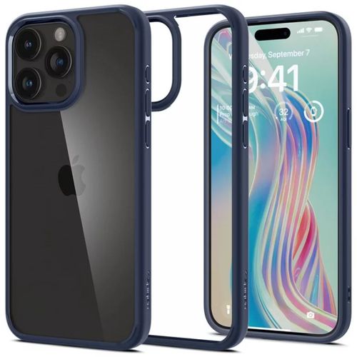 Coque Spigen Ultra Hybride Iphone 15 Pro Bleu Marine