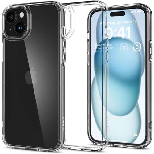 Coque Spigen Ultra Hybride Iphone 15 Crystal Clear
