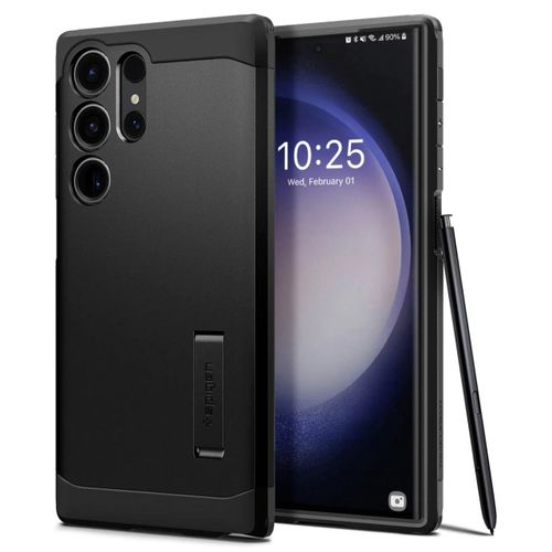 Coque Spigen Tough Armor Samsung Galaxy S23 Ultra Noir