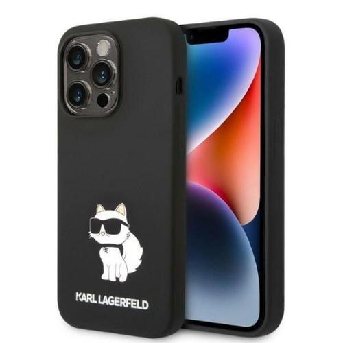 Karl Lagerfeld Coque Choupette En Silicone Liquide Iphone 14 Pro Max Noir