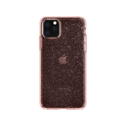 Coque Iphone 11 Pro Max Spigen Liquid Crystal Glitter Rose Quartz