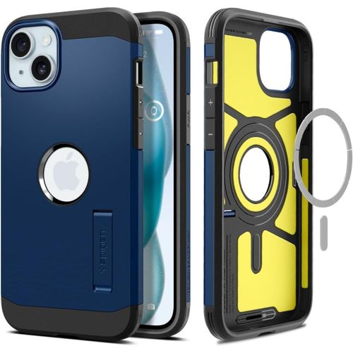Spigen Coque Tough Armor Magsafe Iphone 15 Bleu Marine