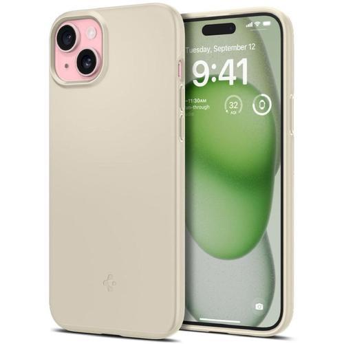 Spigen Coque Thin Fit Iphone 15 Plus Beige Sable